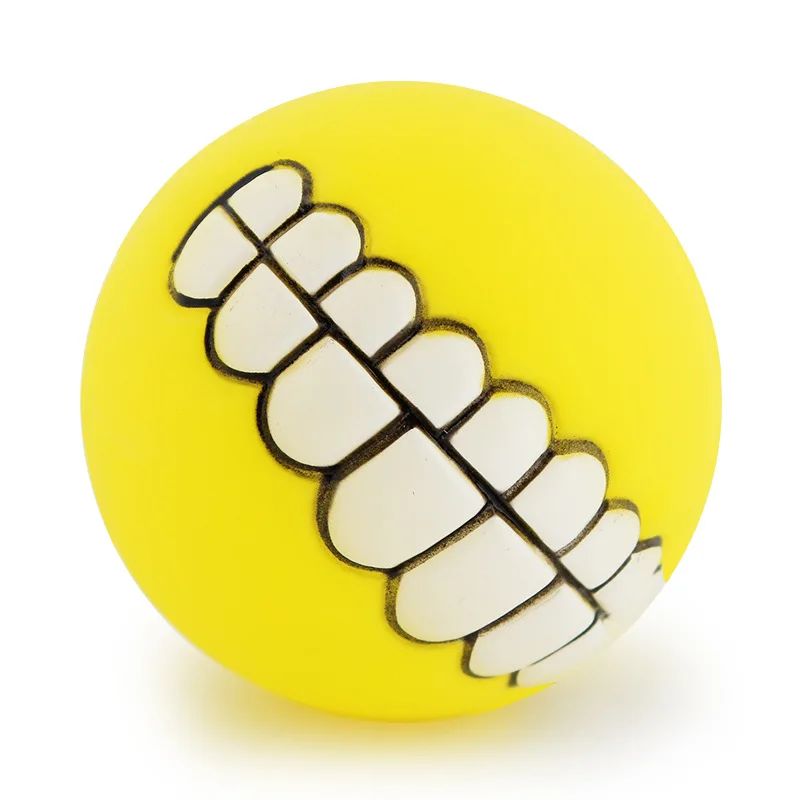 Pet Dog Ball Teeth Funny Trick Toy Silicone Toy for dogs Chew Squeaker Squeaky Dog Sound toys Pet puppy Toys interactive cat toy - Image 11