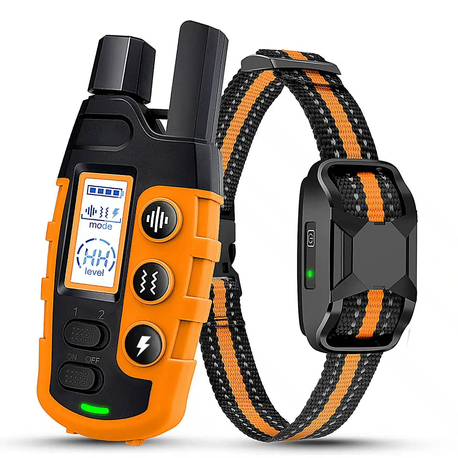 3300Ft Electric Dog Training Collar Remote Control Waterproof Pet BehaviorFor 5-120lbs Puppy With Shock Vibration Beep