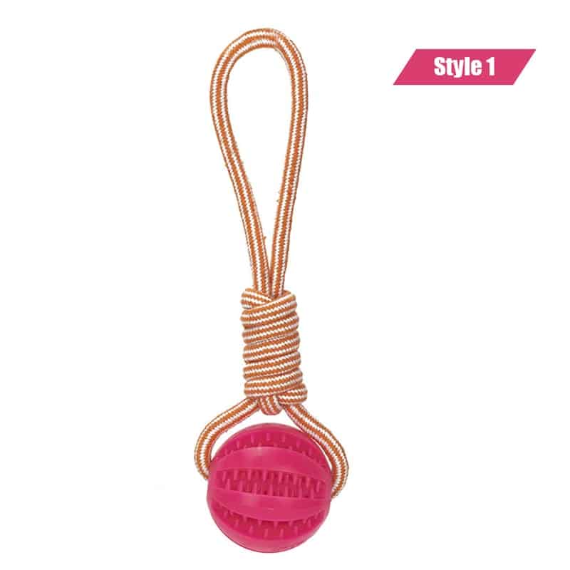 Dog Toys Treat Balls Chewing Bite Resistant Toys Pet Tooth Cleaning - Image 7