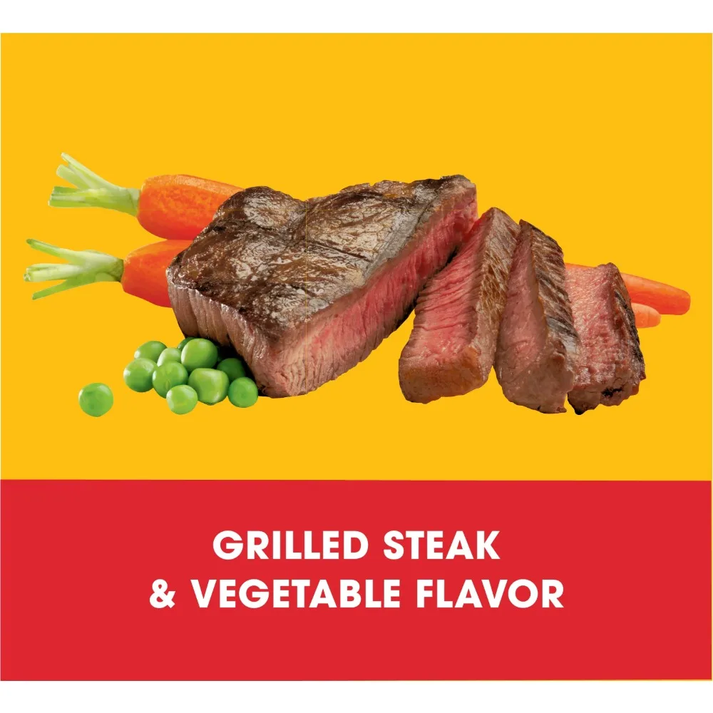 PEDIGREE Complete Nutrition Grilled Steak & Vegetable Dry Dog Food for Adult Dog, 44 lb. Bag - Image 4