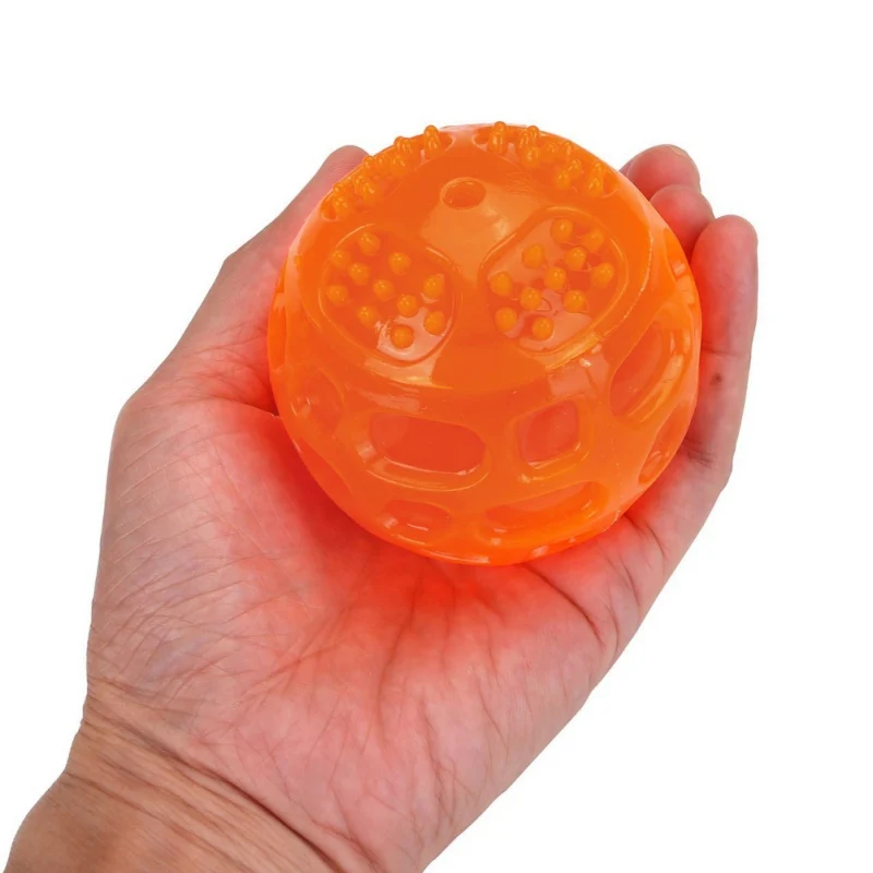 Pet Ball Toys for Dog Cat Puppy Sounding Toy Squeaky Tooth Cleaning Ball Pet Teeth Chew Rubber Toy Pet Dental Care Accessories - Image 6