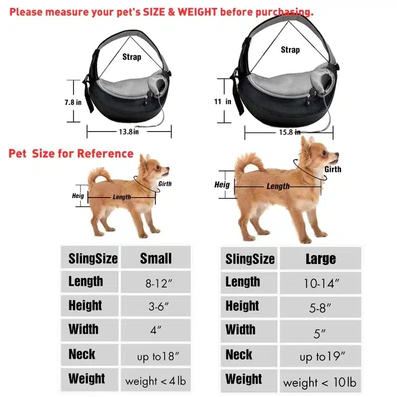 Pet Puppy Carrier S/L Outdoor Travel Dog Shoulder Bag Mesh Oxford Single Comfort Sling Handbag Tote Pouch - Image 5