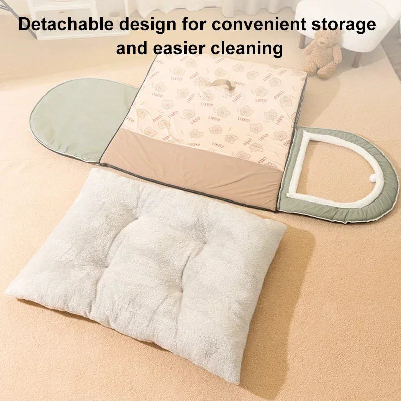 Big Dog Kennel Warm Winter Dog House Mat Detachable Washable Dogs Bed Nest Deep Sleep Tent for Medium Large Dogs House Supplies - Image 5