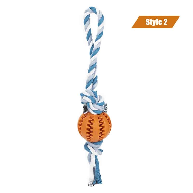 Dog Toys Treat Balls Chewing Bite Resistant Toys Pet Tooth Cleaning - Image 12