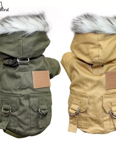 Dog Clothes Winter Puppy Pet Dog Coat Jacket For Small Medium Dogs Thicken Warm Hoodie Jacket