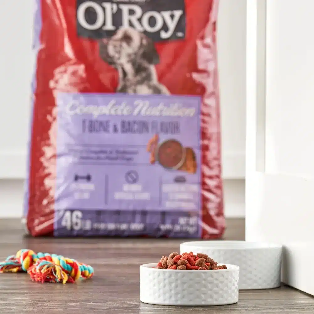 Ol' Roy Complete Nutrition T-Bone & Bacon Flavor Dry Dog Food, 46 lbs - Image 2