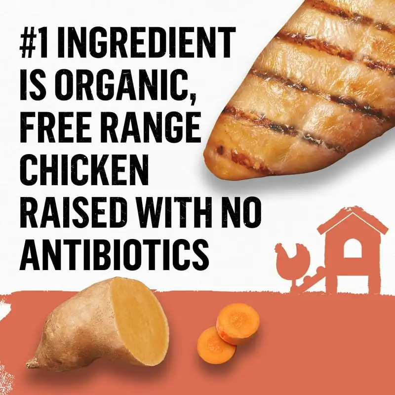 Organic Wet Dog Food Chicken Sweet Potato, 13 oz Cans (12 Pack) - Image 4
