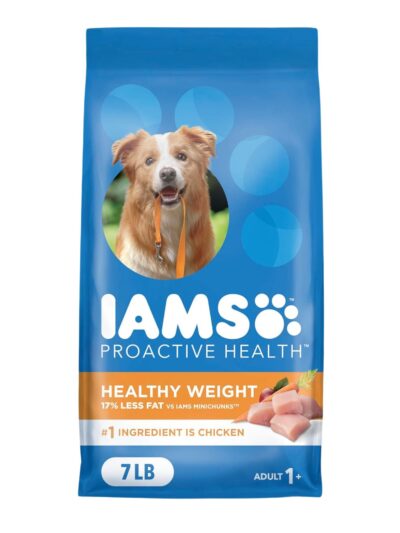 IAMS Healthy Weight Adult Dry Dog Food Chicken 7lb