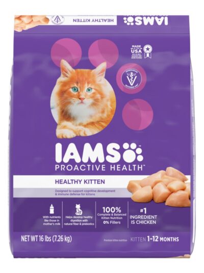 IAMS Proactive Health Kitten Dry Cat Food Chicken 16lb