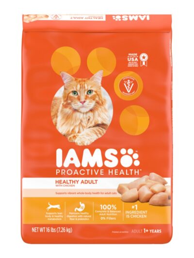 IAMS Proactive Health Adult Dry Cat Food Chicken 16lb