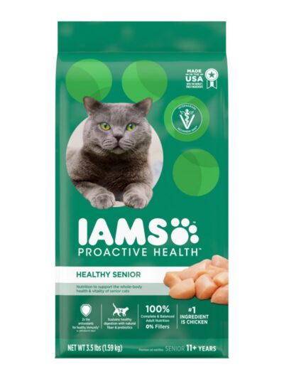 IAMS Proactive Health Senior Dry Cat Food Chicken 3.5lb
