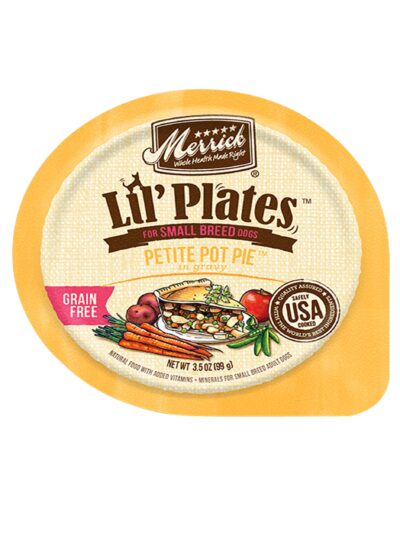 Merrick Lil Plates Grain Free Petite Pot Pie Dog Food 3.5oz. (Case of 12)