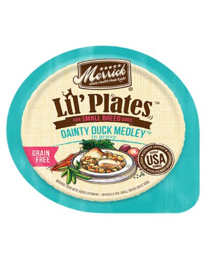 Merrick Lil Plates Grain Free Dainty Duck Medley Dog Food 3.5oz. (Case of 12)