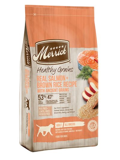 Merrick Dog Grain Salmon And Brown Rice 4Lb