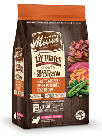 Merrick Dog Freeze-Dried Lil Plates Grain Free Beef And Sweet Potato 10Lb