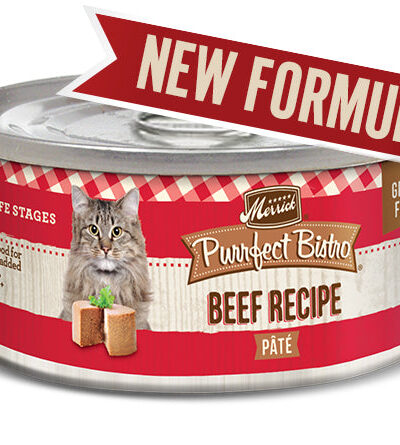 Merrick Cat Purrfet Bistro Beef Pate 3oz.(Case of 24)