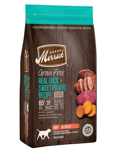 Merrick Dog Grain Free Duck And Sweet Potato 4Lb