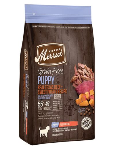 Merrick Dog Grain Free Puppy Beef And Sweet Potato 4Lb