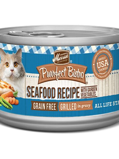 Merrick Cat Purrfect Bistro Mixed Seafood 3oz.