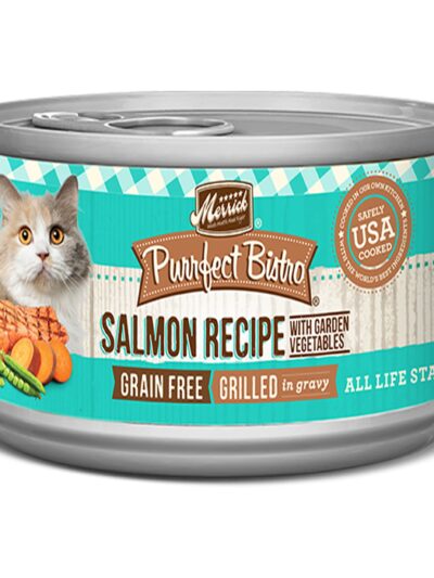 Merrick Cat Purrfect Bistro Grilled Salmon and Vegetable 5.5oz. (Case of 24)