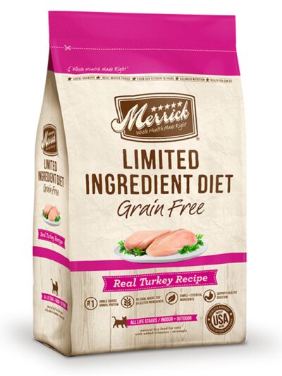Merrick Limited Ingredient Diet Grain Free Real Turkey Recipe 12Lb