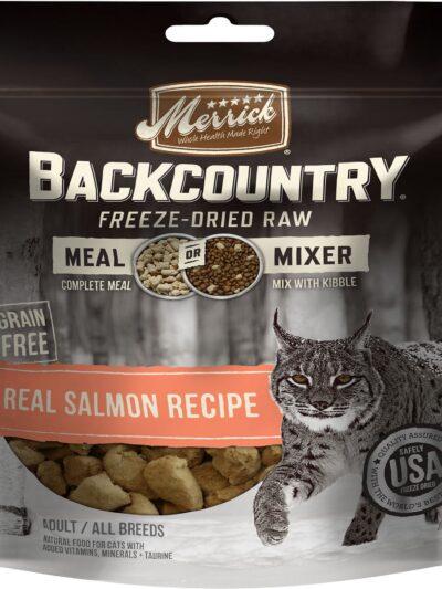 Merrick Cat Backcountry Freeze-Dried Salmon Mixer 4oz.