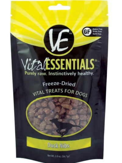 Vital Essentials Fd Vital Treats Duck Nibs 2oz.