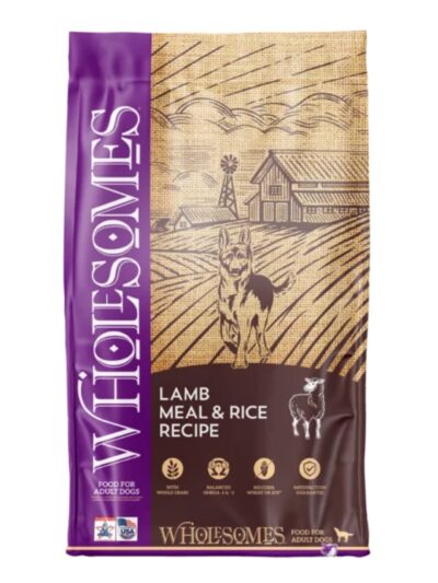 Wholesomes Sensitive Skin And Stomach Dry Dog Food Lamb 30lb