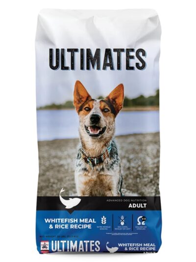 Ultimates Dry Dog Food Whitefish Meal & Rice 5lb