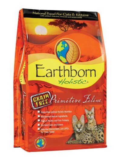 Earthborn Holistic Primitive Feline Grain Free Dry Cat Food 5lb