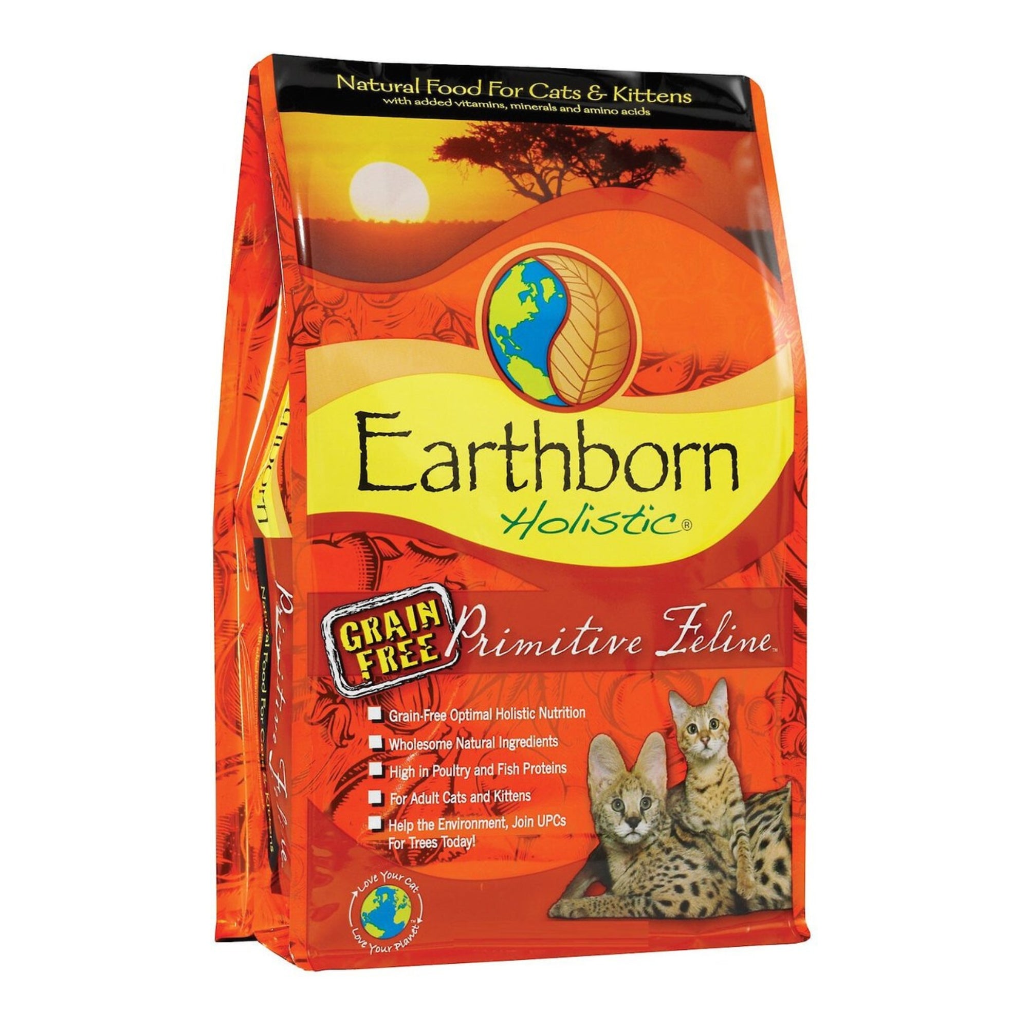 Earthborn Holistic Primitive Feline Grain Free Dry Cat Food 5lb