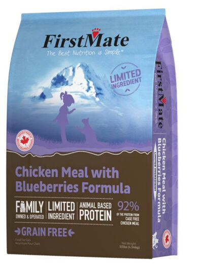 Firstmate Cat Limited Ingredient Grain Free Chicken Blueberries 10Lb.