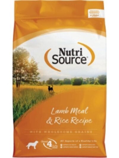 NutriSource Dry Dog Food Lamb Meal & Rice 12lb