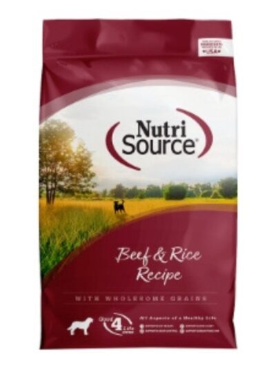 NutriSource Dry Dog Food Beef & Rice 4lb