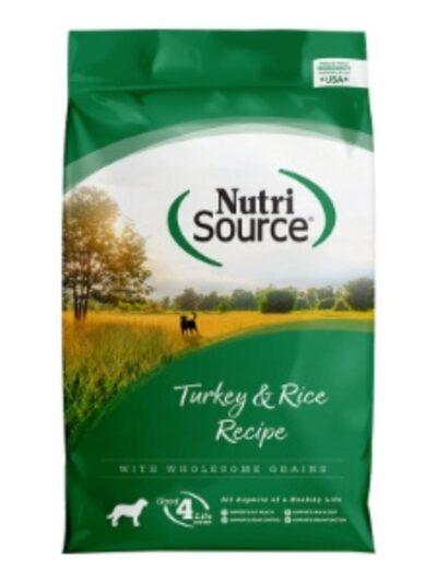 NutriSource Dry Dog Food Turkey & Rice 4lb