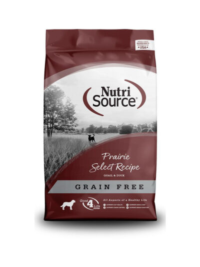 NutriSource Select Recipe Grain Free Dry Dog Food Prarie Select 15lb