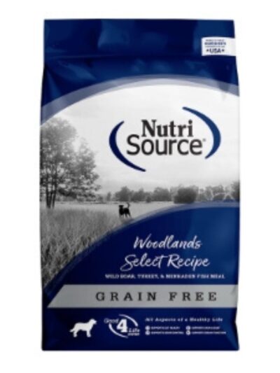 NutriSource Select Recipe Grain Free Dry Dog Food Woodlands Select 4lb