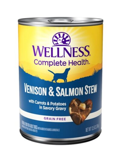 Wellness Dog Complete Health Stew Venison Salmon Potato & Carrot 12.5oz. (Case of 12)