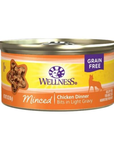 Wellness Cat Complete Health Minced Chicken Dinner 3oz. (Case of 24)