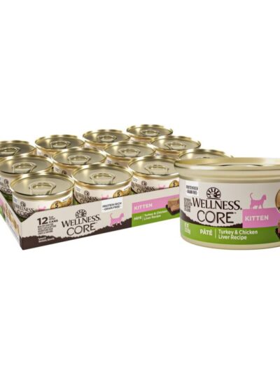 Wellness Cat Core Kitten Turkey Chicken Liver Pate 3oz. (Case of 12)