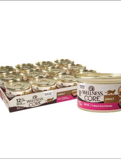 Wellness Cat Core Turkey Duck Pate 3oz. (Case of 12)