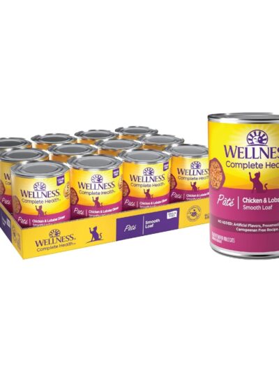 Wellness Cat  Complete Health Grain-free Chicken Lobster Pate 12.5oz. (Case of 12)