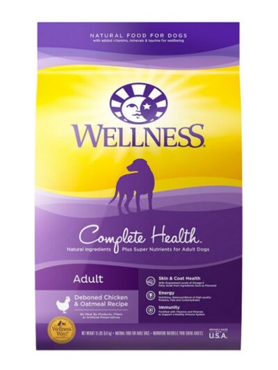 Wellness Dog Chicken 15Lb Adult Complete Health