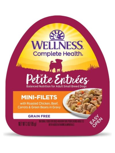 Wellness Complete Health Petite Entrées Mini Fillet Roast Chicken Beef Carrot Green Bean 3oz. (Case of 12)
