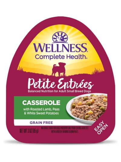 Wellness Complete Health Petite Entrées Casserole Roasted Lamb Pea White Sweet Potato 3oz. (Case of 12)