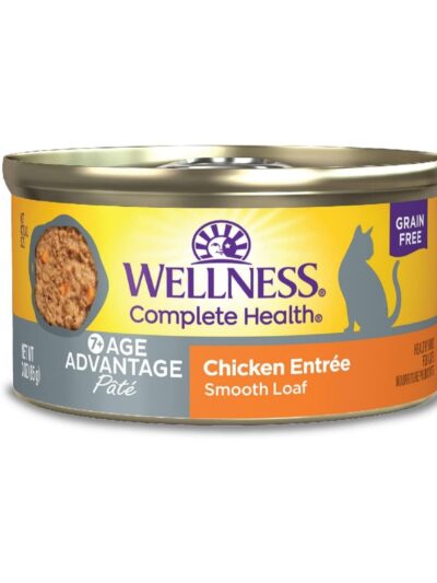 Wellness Complete Health Cat Age Advantage Chicken Pate 3oz. (Case of 24)