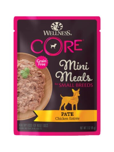 Wellness Core Small Breed Mini Meal Pate Chicken Entrée 3oz. (Case of 12)