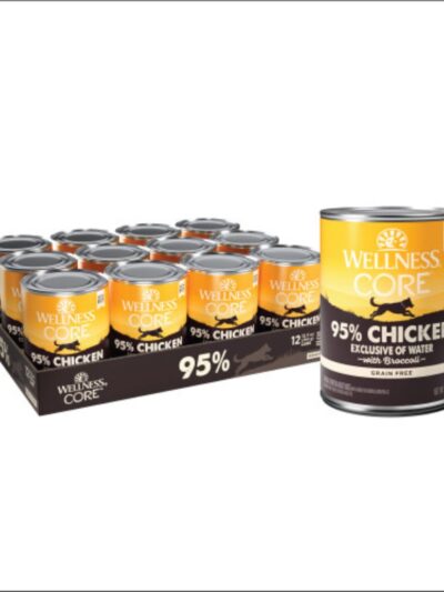 Wellness Dog Core 95% Chicken Broccoli 12.5oz. (Case of 12)