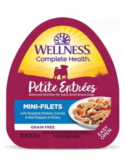 Wellness Complete Health Petite Entrées Mini Fillet Roast Chicken Carrot Red Pepper 3oz. (Case of 12)