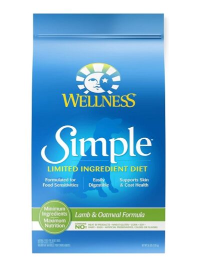 Wellness Dog Simple Lamb Oatmeal 26Lb